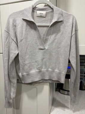 Aritzia Wilfred Clara Merino Wool Waist Sweater